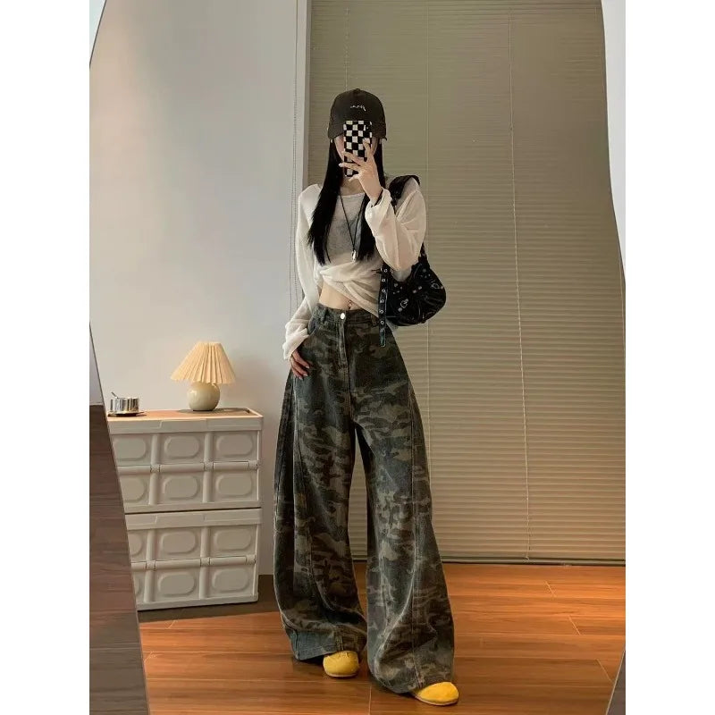 New Camouflage Loose Pants