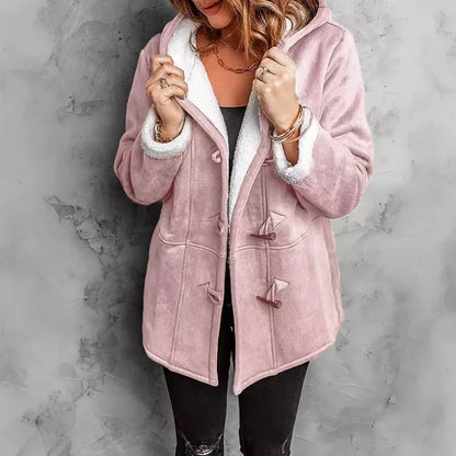 New York Autumn Winter Street Style Wool Hooded Coat Outfits