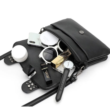 Rivet Chain Luxury Messenger Bag