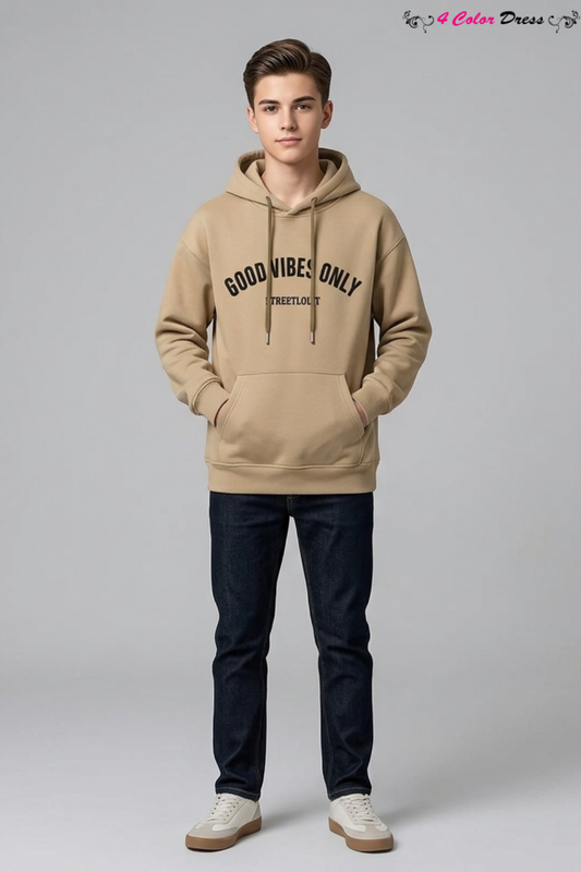 Womens Thick Warm Harajuku Hoodie Letter Print Velvet Sweatshirt With Pockets