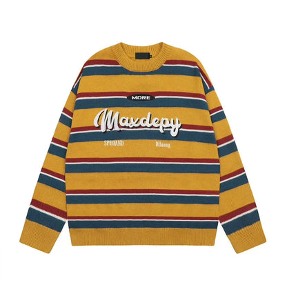 Urban Harmony Striped Pullover