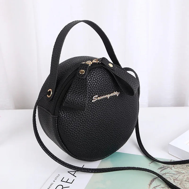 Womens Casual Circular Soft Handbags