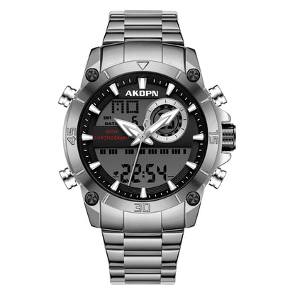 Mens Multi Color Dial Stainless Steel Analog Watch