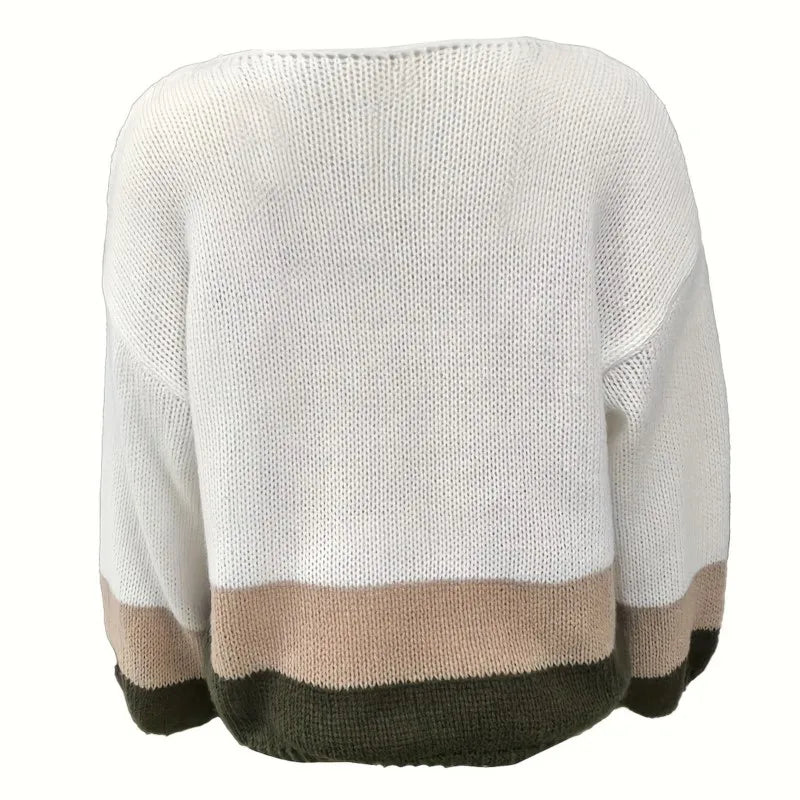 Square Blocks Designer Elegant Warm Sweaters For Women