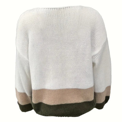 Square Blocks Designer Elegant Warm Sweaters For Women