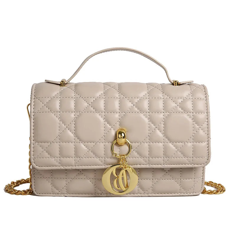 Chic Quilted Black Chain Flap Bag