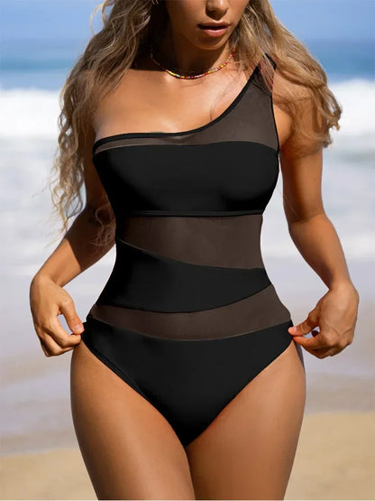 Womens Crochet One Piece Swimsuits Hollow Out Bikinis