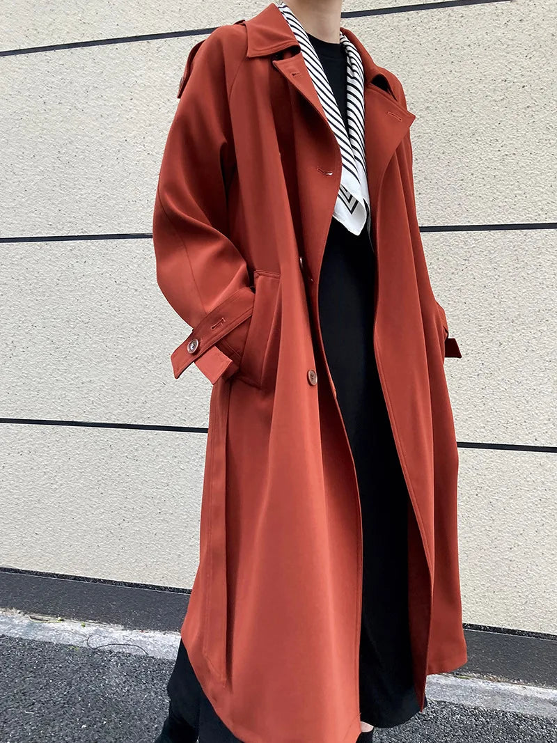 Women Vintage Windbraker Trench Coats