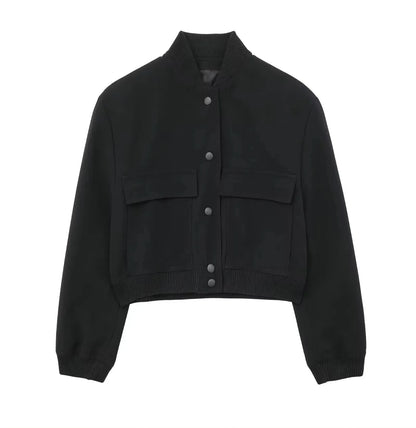 Loose Patchwork Jacket for Effortless Casual Chic Street Style Layering
