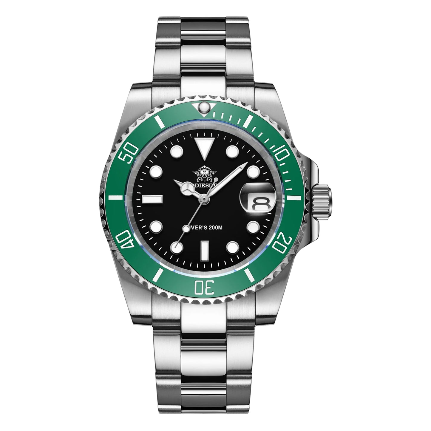 Mens Strong Appearance Stainless Steel Waterproof Watches