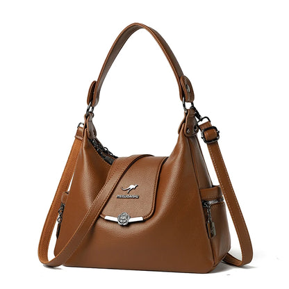 Luxury Designer Handbags For Women Large Capacity Soft Leather Shoulder Crossbody Bags High Quality Fashion