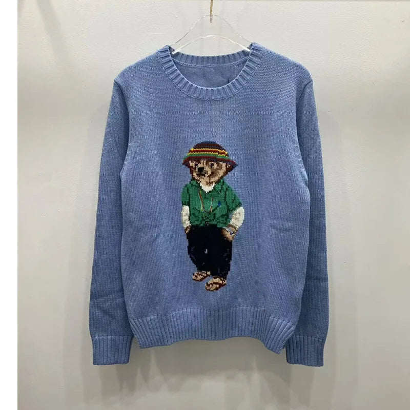 Womens Sweety Bear Cartoony Sweater