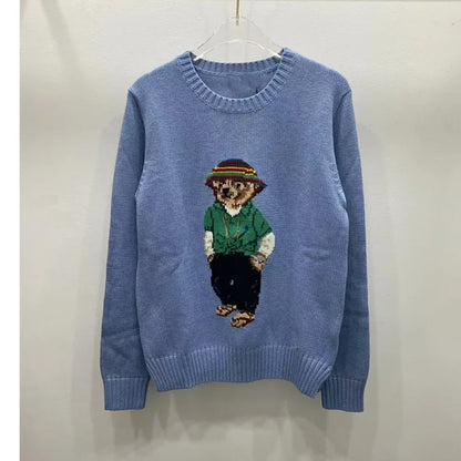 Womens Sweety Bear Cartoony Sweater