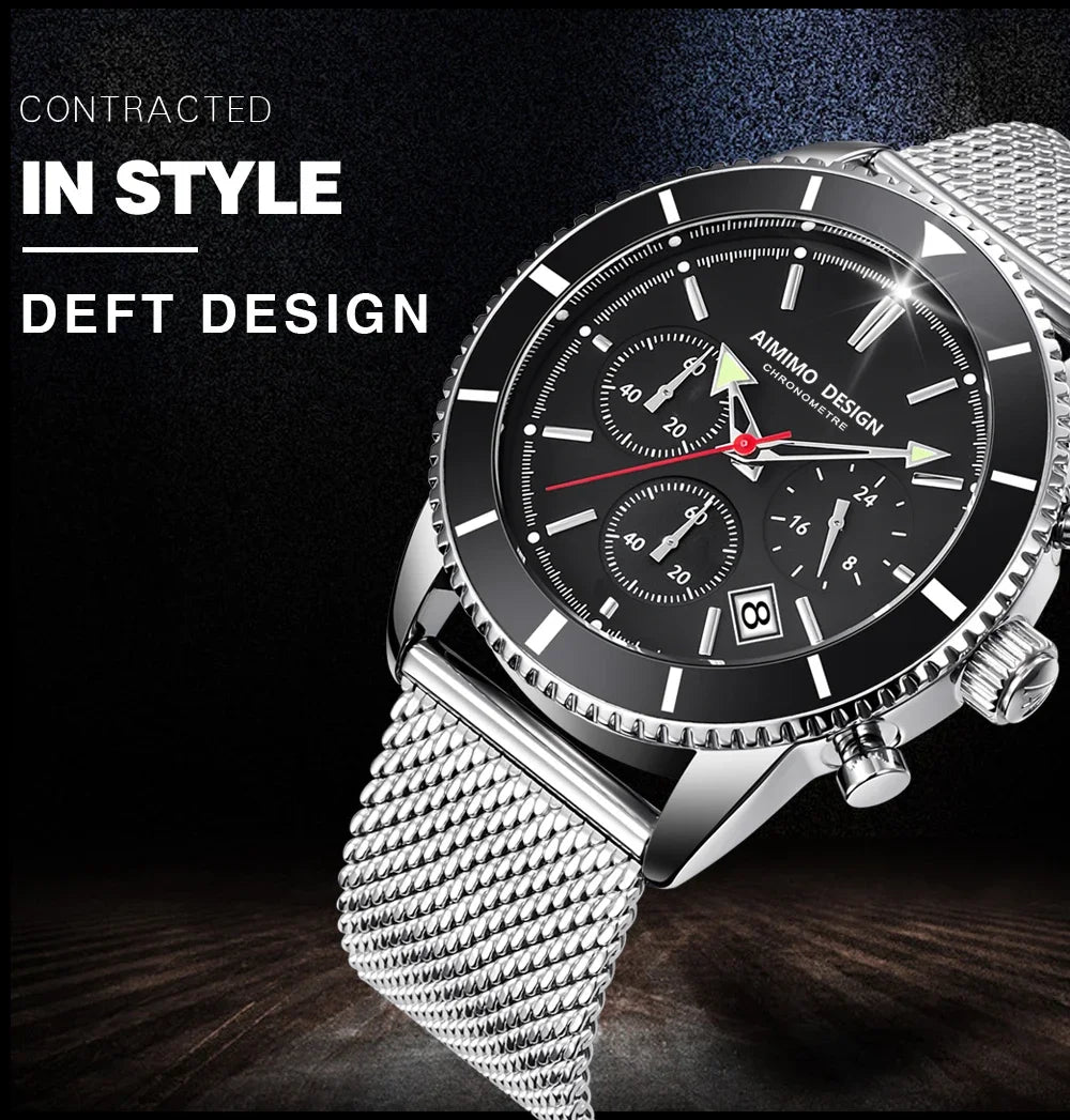 Mens Waterproof Simple Look Analog Watch