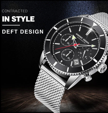 Mens Waterproof Simple Look Analog Watch