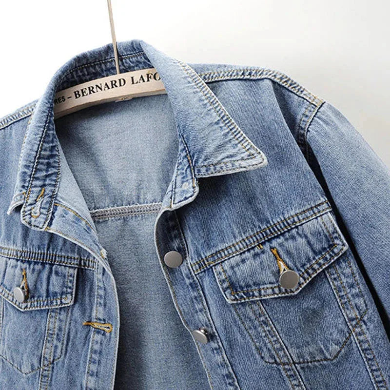 Chic Crop Denim Jackets