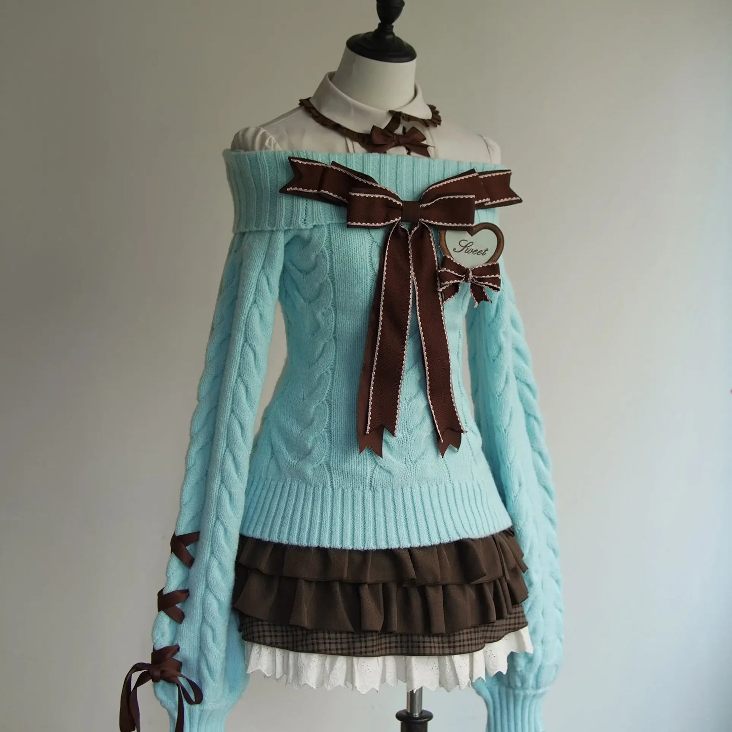 Autumn Winter Y2K Vintage Knit Stripes Sweater For Women Casual Loose Fit Long Sleeve Korean Fashion Pullover Jumper