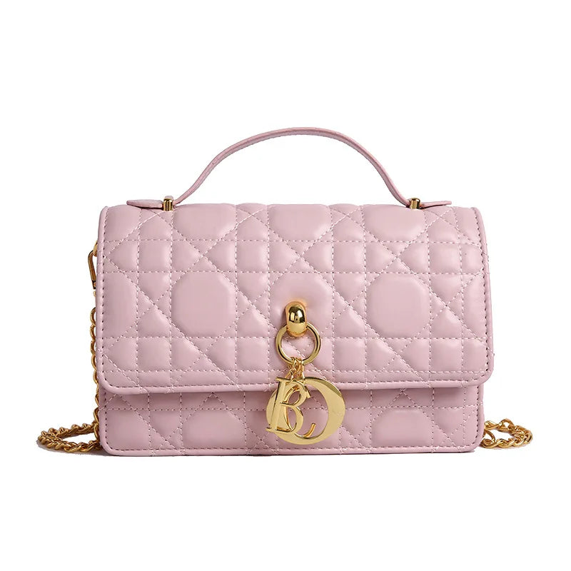 Chic Quilted Black Chain Flap Bag