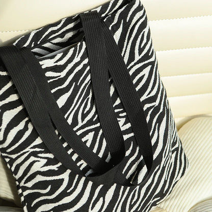 Womens Zebra Large Canvas Tote Bags