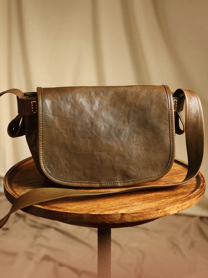 Casual Luxury Soft Leather Handbag Clutch Bag