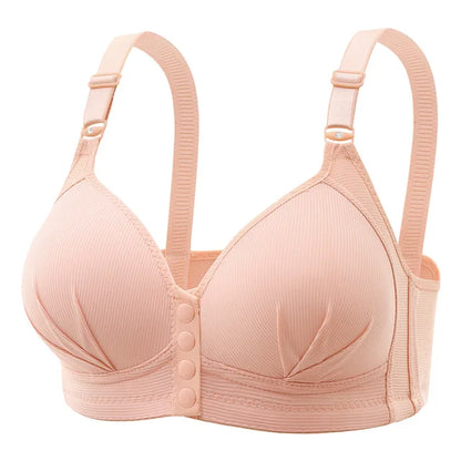 New Large Size Front Buckle Breastfeeding Bra