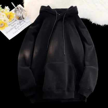 5xl Plus Size Half Color Harmony Casual Hoodies