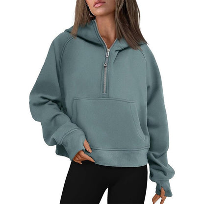 High Quality Zipper Closure Hooded Warm Winter Hoodies