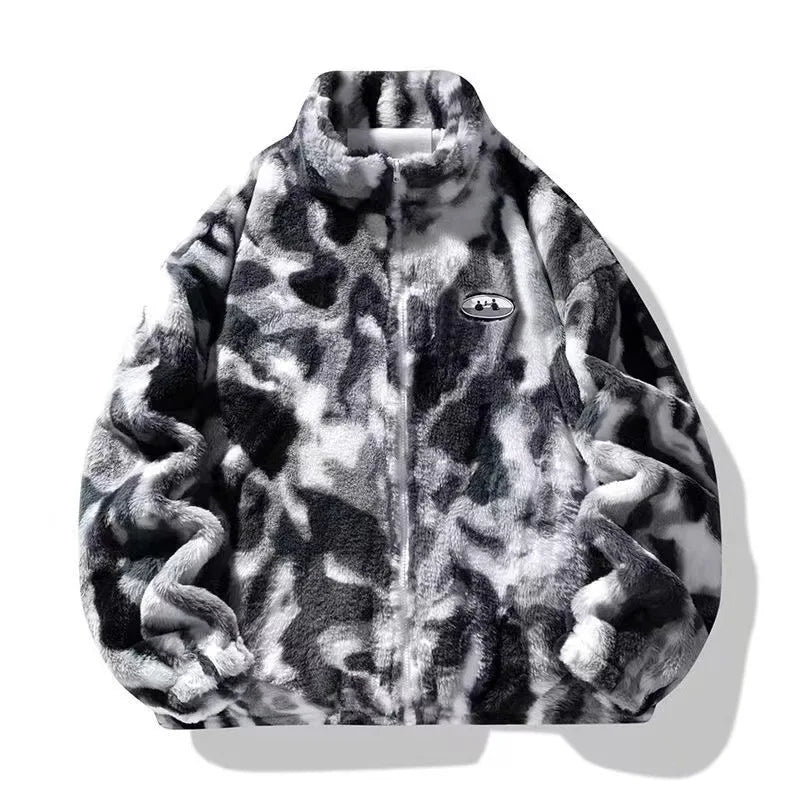 Plus Size Furry Warm Jacket for Effortless Cozy Chic Winter Street Style