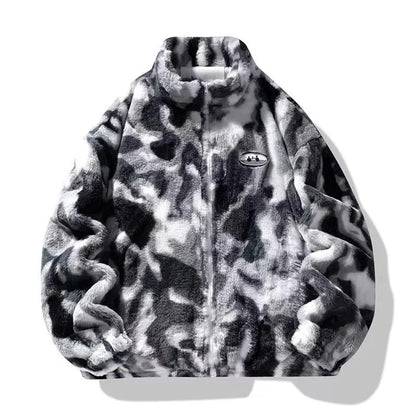 Plus Size Furry Warm Jacket for Effortless Cozy Chic Winter Street Style