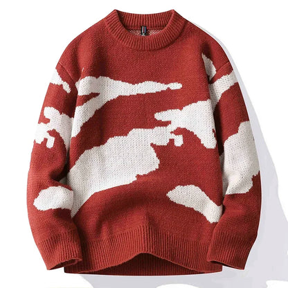 Cartoon Cloud Companions Sweater