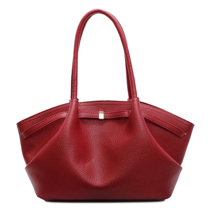 Genuine Leather Elegant Large Capacity Tote Bags