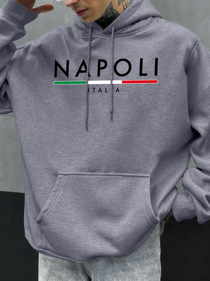 Native Land Letter Printed Cool Cotton Hoodies