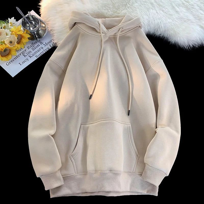 5xl Plus Size Half Color Harmony Casual Hoodies