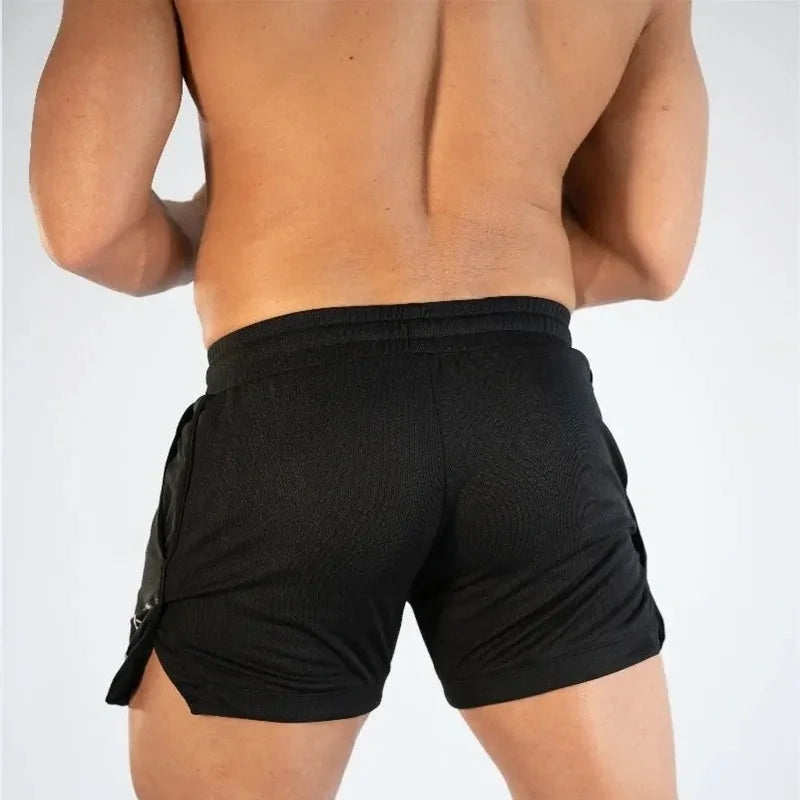 2 In 1 Mens Training Gym Fitness Sport Style Shorts