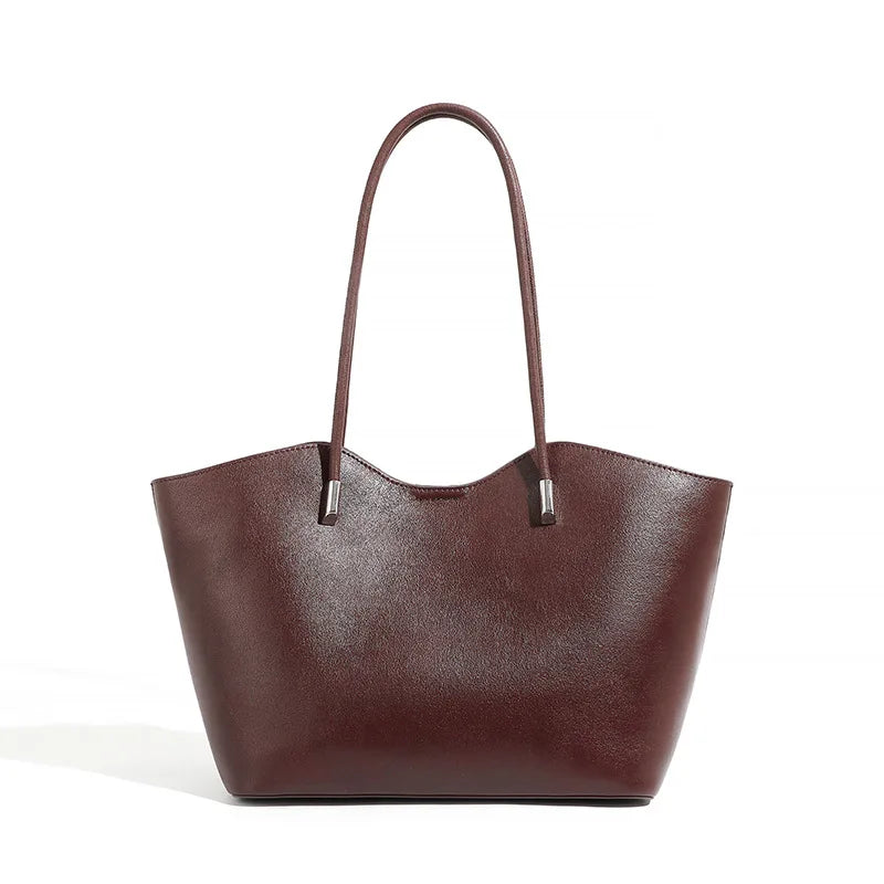 Genuine Leather Soft Designer Large Capacity Handbags For Women