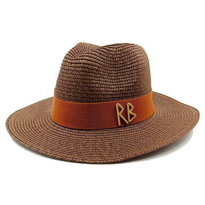 Hepburn Vintage Design Elegant Straw Sun Cap Hat