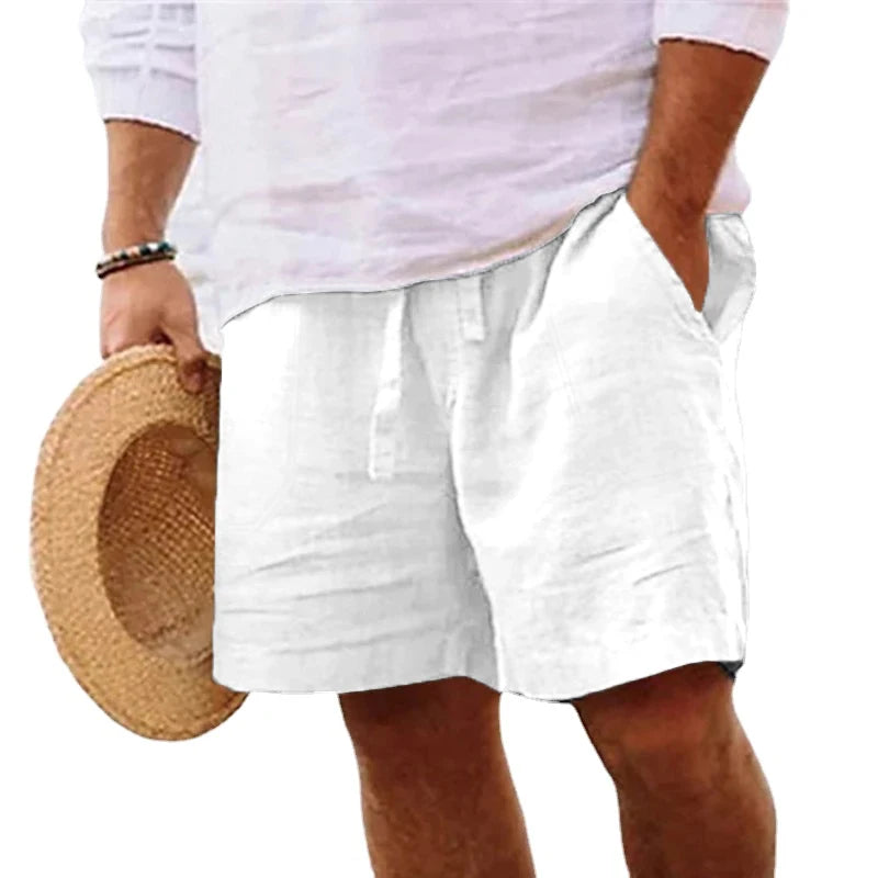 Mens Above Knee Cotton Jean Shorts