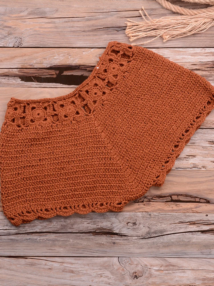 Womens Crochet Micro Brazilian Bikini Tops