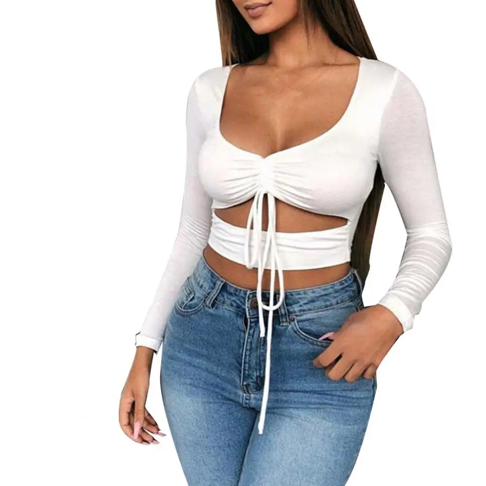 Minimalist Chic: Ribbed Super Cropped Top