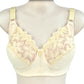 High Comfort Level Floral Design Cotton Lace Bra