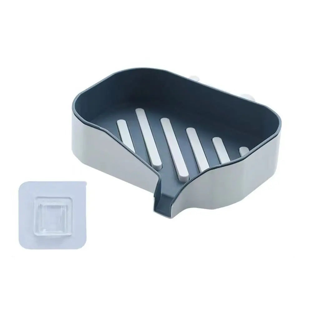 New Transparent Plastic Wall Mounted Drain Soap Box