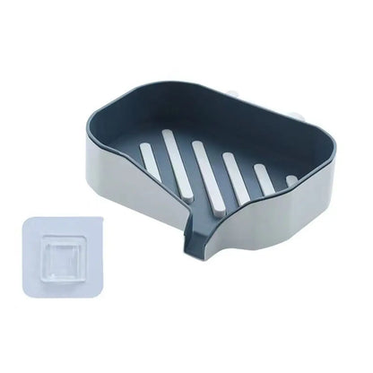 New Transparent Plastic Wall Mounted Drain Soap Box