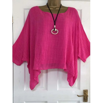 Women Plus Size Batwing Sleeve Sweater