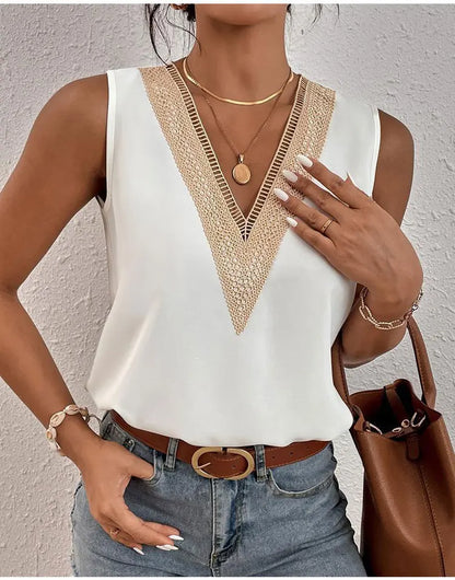 V-Neck Halter Vest Summer Tops For Women