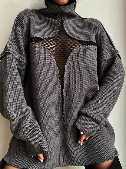 Women Oversized Knitted Sweater