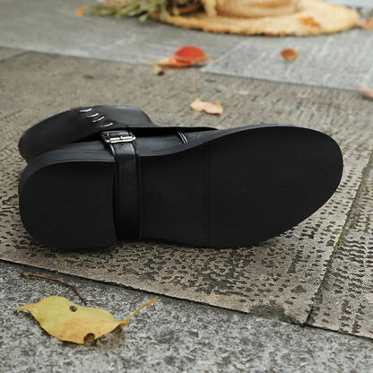 2026 Women’s Leather Ankle Boots - Autumn Casual Chelsea Boots