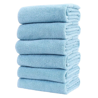 6PC Soft Absorbent Thick Cotton Hand Towels