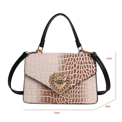 Women Small Stone Pattern Crossbody Bags