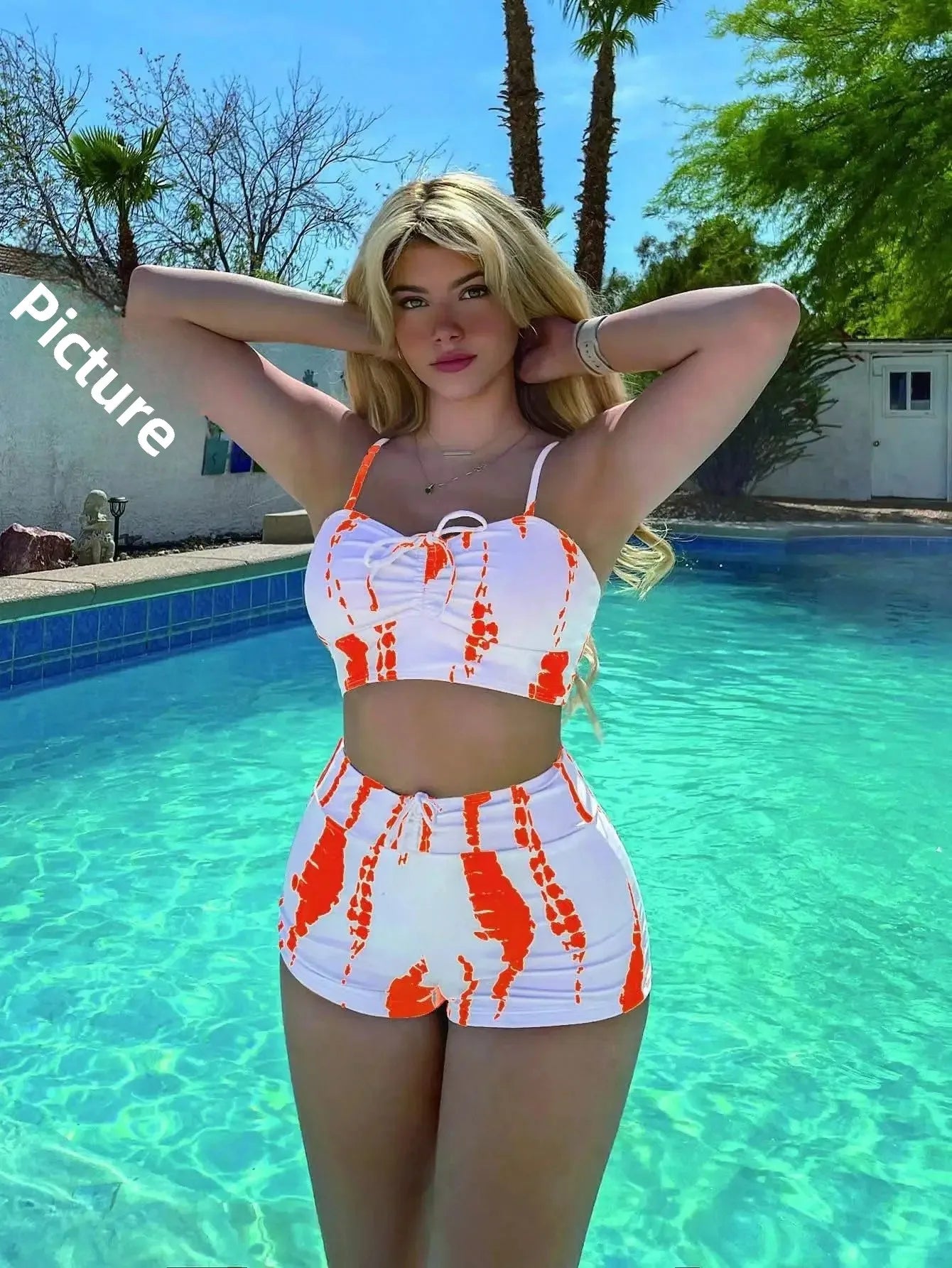 Ibiza Vibe Tie-Dye Two-Piece Bikini Set