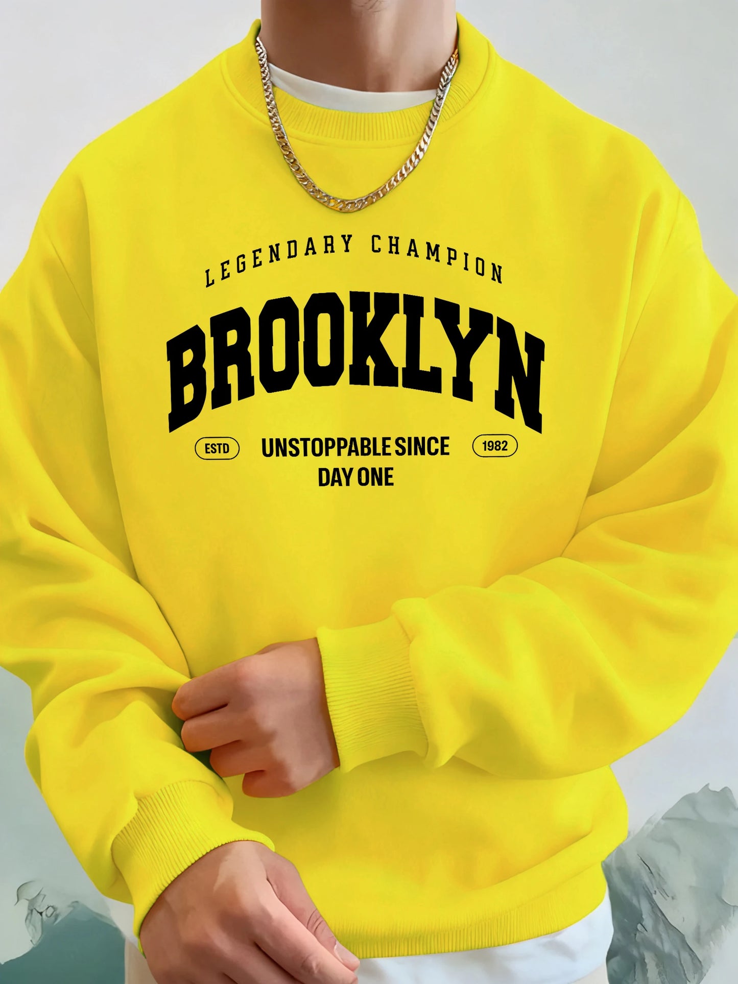 Womens Casual Superior Brooklyn Print Sweatshirts